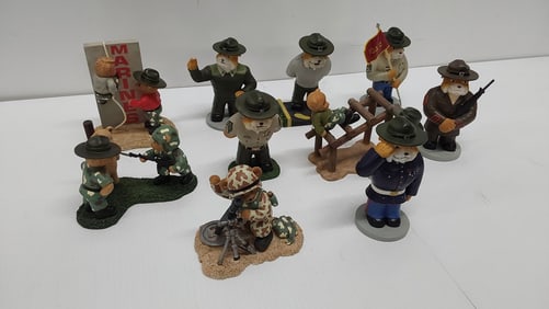 (10) Faithful Fuzzies USMC figures