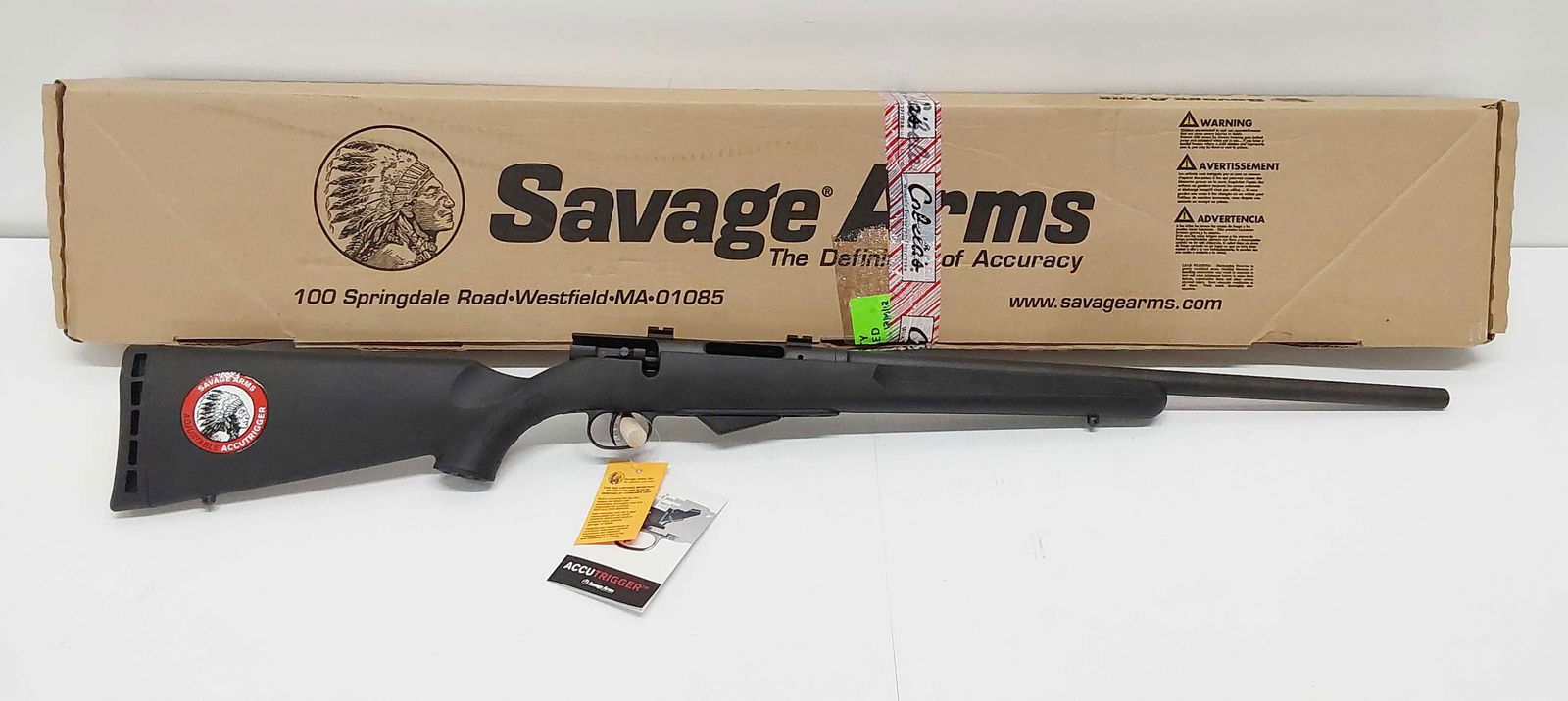 Savage model M-25 .17 Hornet New in Box: SN: H791391 WILL SHIP TO VALID FFL HOLDER ONLY.