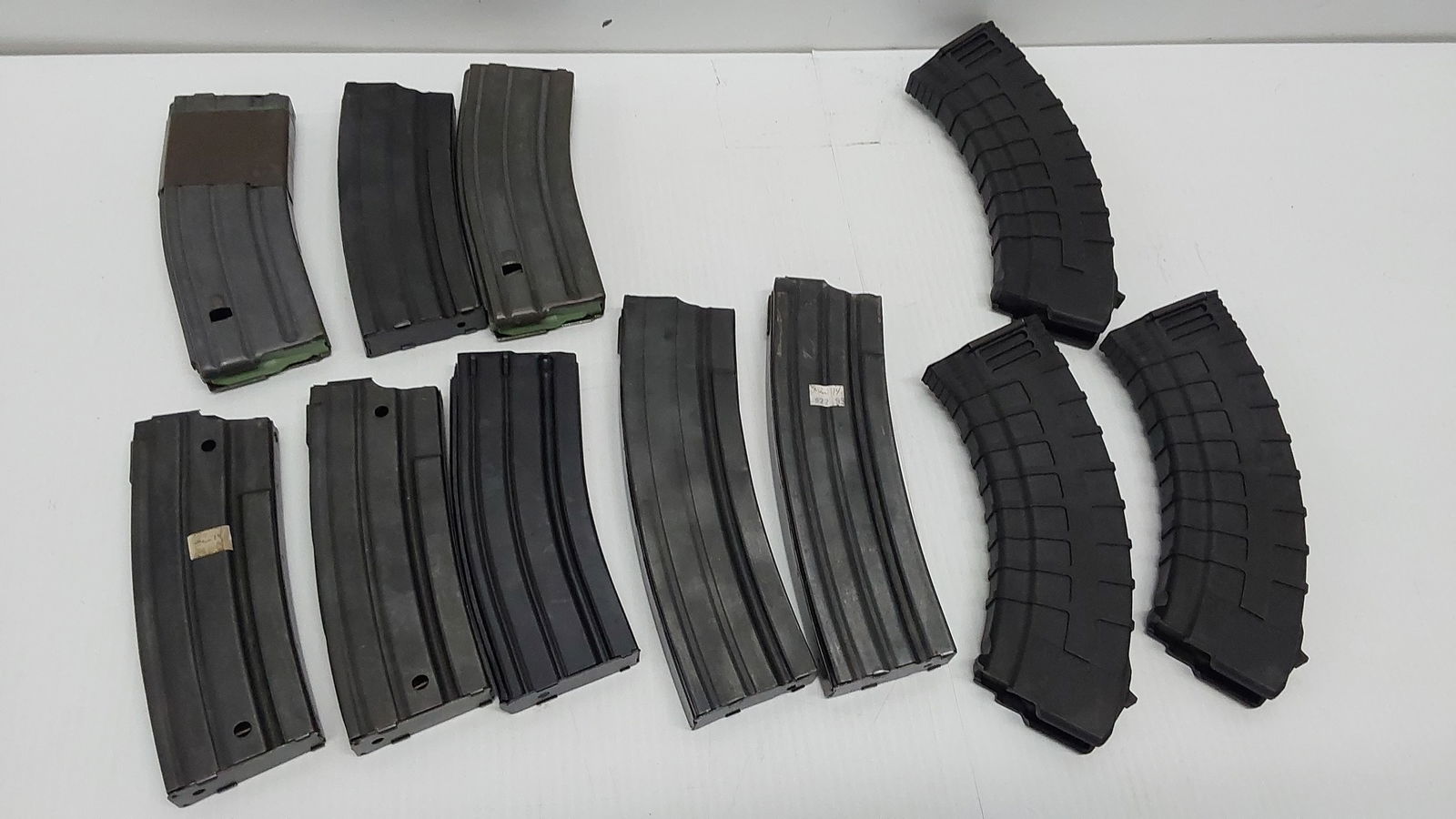 (11) magazines/clips: (3) 7.62x39 and (8) 5.56