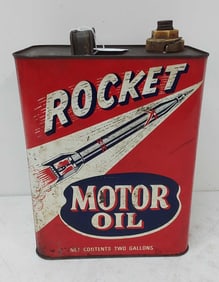 2 GAL Rocket Motor Oil can