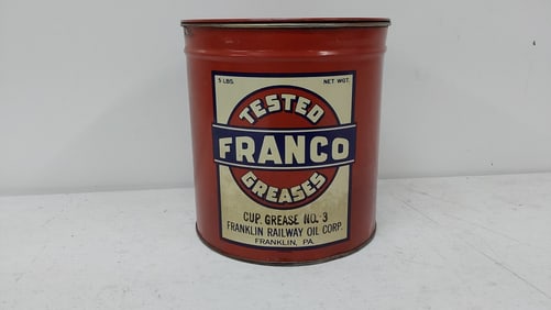 5 LB Franco Tested Grease can No. 3