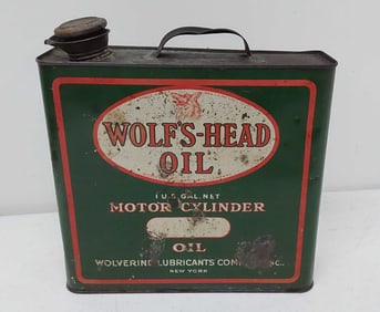 1 GAL flat can Wolfs Head Oil