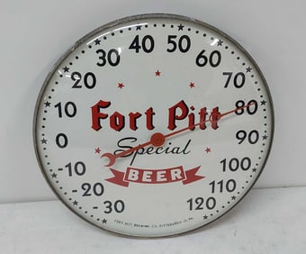 Fort Pitt Beer thermometer