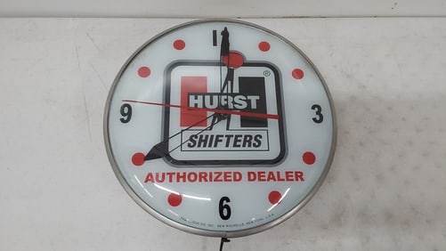 Hurst Shifters electric clock