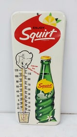1963 Squirt tin thermometer