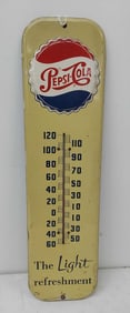 Pepsi-Cola tin thermometer