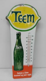 Teem Soda tin thermometer