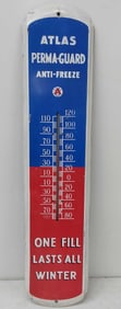 Atlas Anti-Freeze tin thermometer