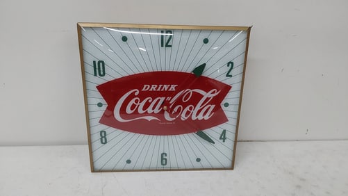 Coca-Cola light up PAM clock