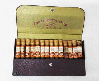 Central Petroleum Co salesman's oil samples