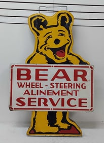 Bear Wheel-Steering Alignment Service DST sign