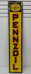 1961 Pennzoil vertical SST sign