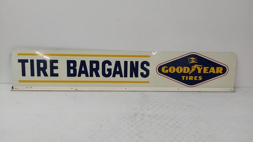 1959 Goodyear Tire Bargains DST sign
