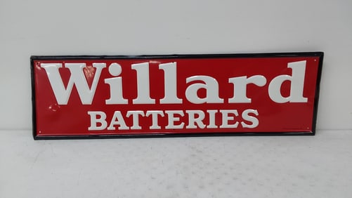 1959 Willard Batteries SST sign