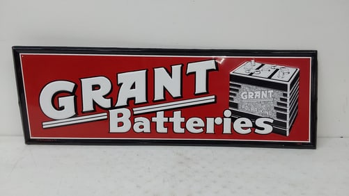 1954 Grant Batteries SST sign