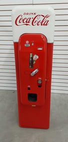 Restored Vendo 44 Coca-Cola vending machine