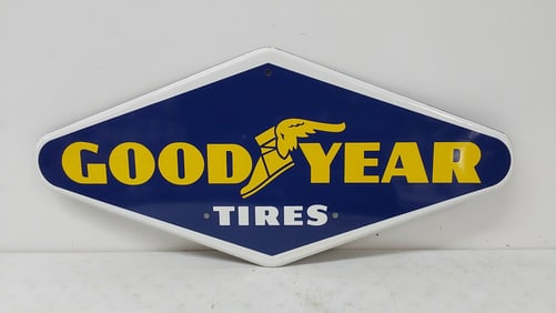 1962 Goodyear Tires Tire Rack SST sign