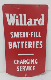 Willard Batteries Charging Service DST sign