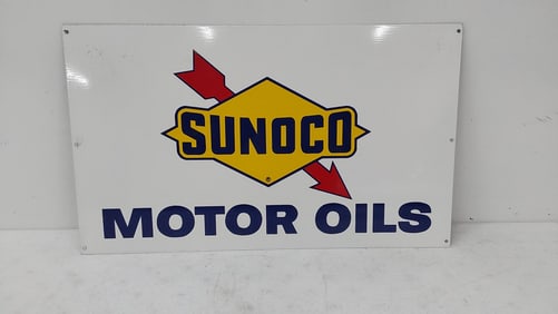 Sunoco Motor Oils SST sign