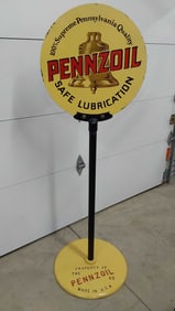 Pennzoil DSP curb sign