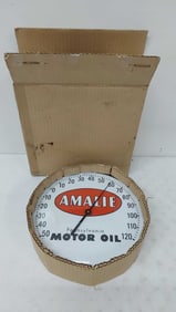 NOS Amalie Motor Oil thermometer w/original box