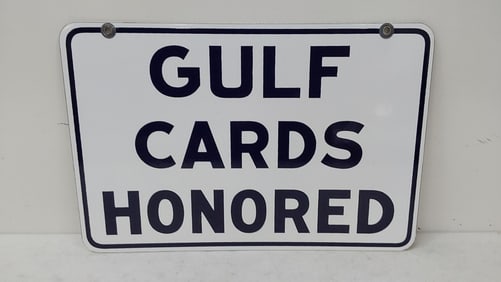 Gulf Cards Honored DSP sign
