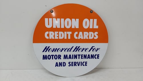 Union OIl Credit Cards DSP sign