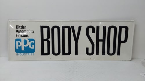 PPG Body Shop SST sign