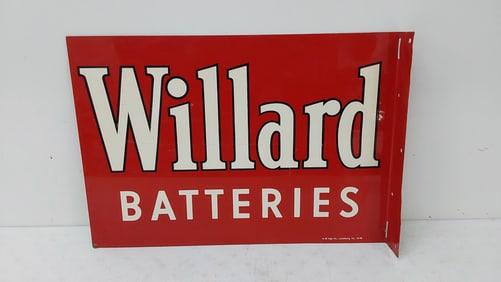 Willard Batteries DST flange sign
