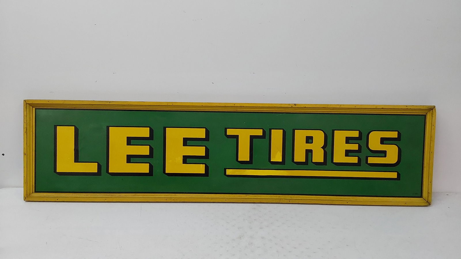 Lee Tires masonite sign (1 of 2)