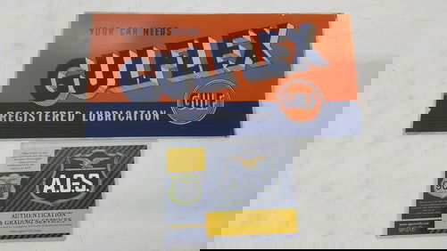 Gulflex glass sign
