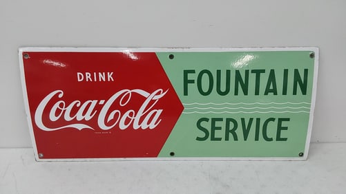 Coca-Cola Fountain Service SSP sign