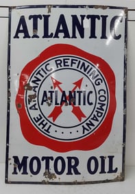 Atlantic fried egg Motor Oil SSP sign