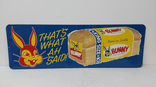 Bunny Enriched Bread SST sign