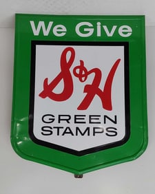 S and H Green Stamps SST sign