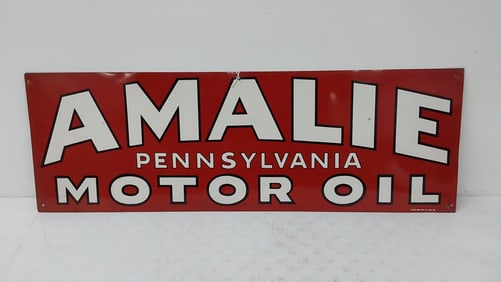 Amalie Motor Oil SST sign