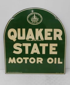 Quaker State Motor Oil tombstone DST sign