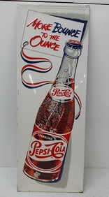 Pepsi-Cola More Bounce to the Ounce SST sign