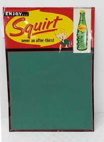 Squirt chalkboard sign
