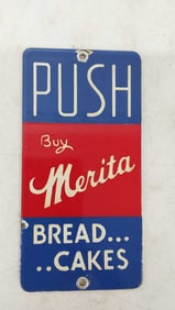 Merita Bread Cakes porcelain door push