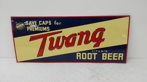 Twang Root Beer SST sign