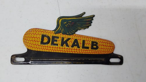 DEKALB license plate topper