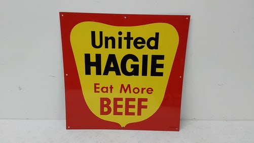 United Hagie Eat More Beef SST sign