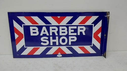 Barber Shop DSP flange sign