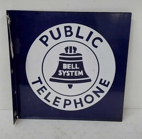 Public Bell Telephone DSP flange sign