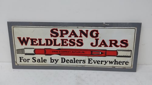 Spang Weldless Jars SST sign