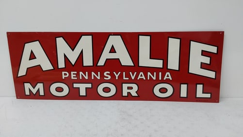 Amalie Pennsylvania Motor Oil SST sign