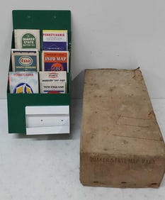 NOS Quaker State map rack in original box