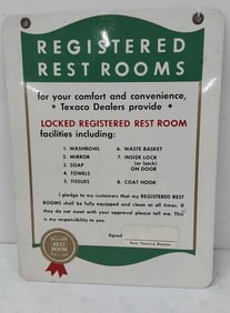 Texaco Rest Rooms DST key holder