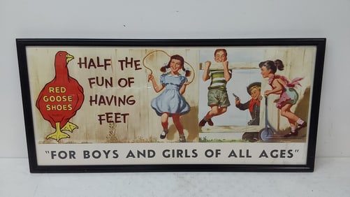 Red Goose Shoes framed poster